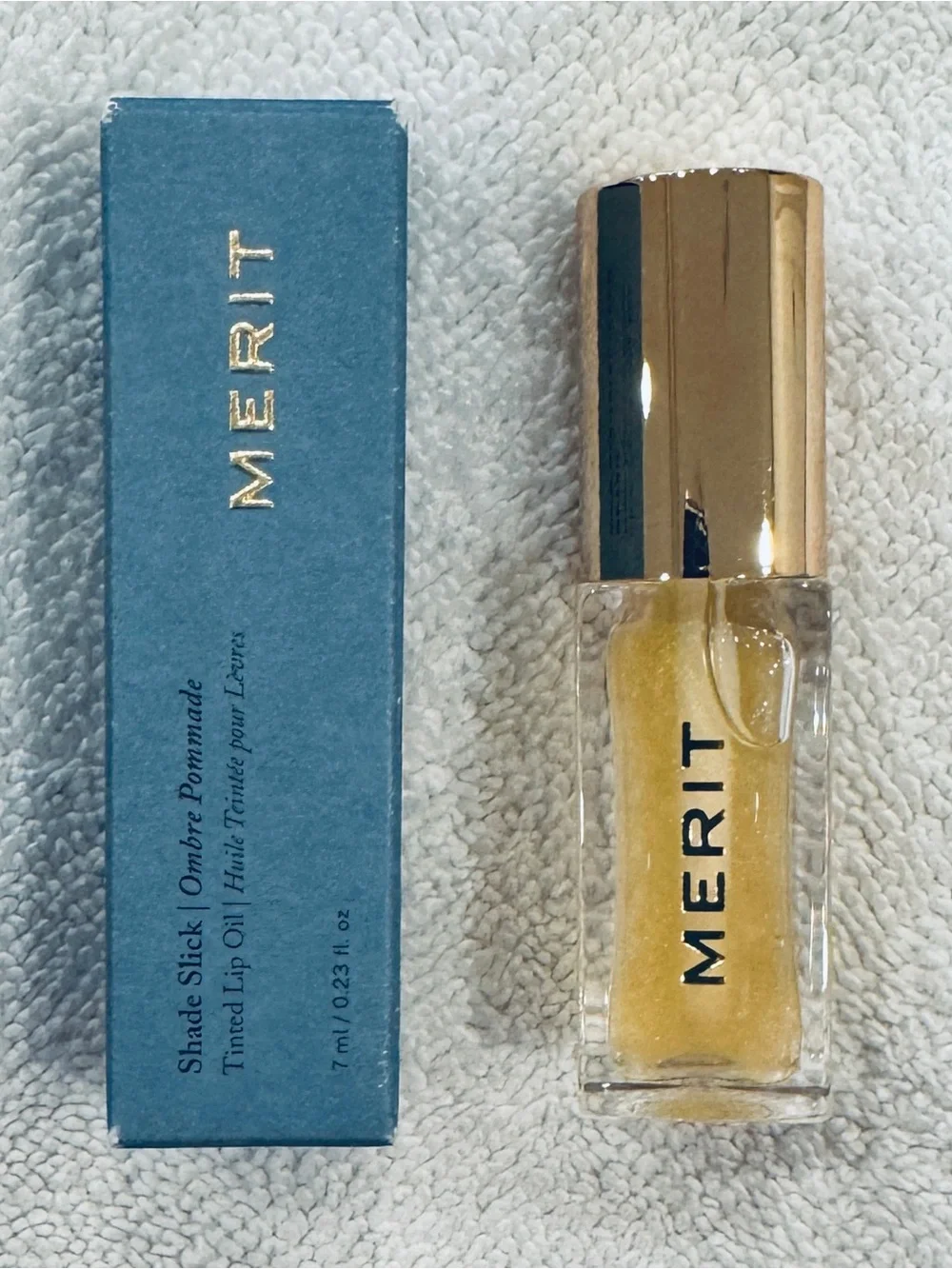 Merit Shade Slick Tinted Lip Oil in Bel Air 7ml BRAND NEW IN BOX